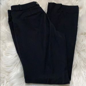 Black straight leg pant